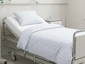 Hospital bedsheets